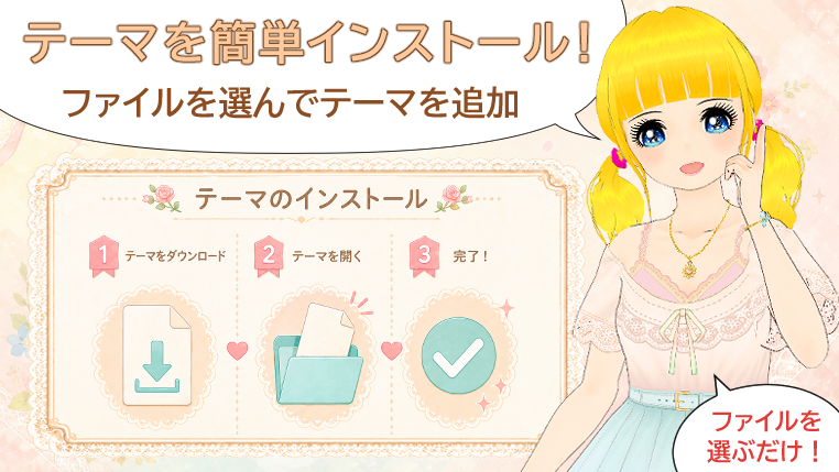 テーマのインストールのアイキャッチ画像